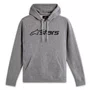 Moletom Alpinestars Blaze V3 Hoodie Cinza Claro Preto