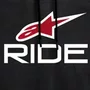 Moletom Alpinestars Ride V3 Hoodie Preto Branco Vermelho