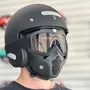 Óculos Máscara Capacete Aberto