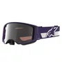 Oculos Motocross Alpinestars Hunta96 XXV Roxo Branco Lente Espelhada