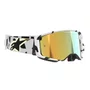 Oculos Motocross Alpinestars Supertech Corp Branco Lente Gold