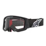 Oculos Motocross Alpinestars Supertech Corp Preto Cinza Lente Cristal