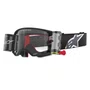 Oculos Motocross Alpinestars Supertech Corp Roll Off Preto Cinza