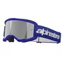 Oculos Motocross Alpinestars Vision 3 Wordmark Azul Espelha