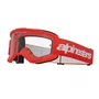 Oculos Motocross Alpinestars Vision 3 Wordmark Vermelho