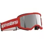 Oculos Motocross Alpinestars Vision 3 Wordmark Vermelho Espe