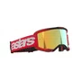 Oculos Motocross Alpinestars Vision 5 Blaze Lente Vermelha
