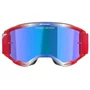 Oculos Motocross Alpinestars Vision 5 Corp Vermelho Azul Lente Azul