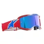 Oculos Motocross Alpinestars Vision 5 Corp Vermelho Azul Lente Azul