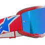 Oculos Motocross Alpinestars Vision 5 Corp Vermelho Azul Lente Azul