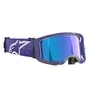 Oculos Motocross Alpinestars Vision 8 Corp Roxo Lente Azul