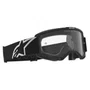 Oculos Motocross Alpinestars Vision OTG Preto Cinza Lente Cristal