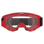 Oculos Motocross Alpinestars Vision OTG Vermelho Preto Branco Lente Cristal