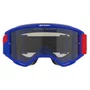 Oculos Motocross Alpinestars Vision Sand Azul Vermelho Branco Lente Fumê