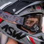 Oculos Motocross Asw A4 Karma Preto Dourado
