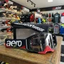 Oculos Motocross Asw A5 Elysium Preto Vermelho Amarelo Fluo