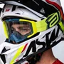 Oculos Motocross Asw A5 Sync Preto Chumbo Amarelo Fluo