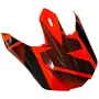 Pala Capacete Asw Image Omega Imp 17 Laranja Preto