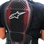 Protetor De Coluna Alpinestars Nucleon Kr 1 Cell Preto Verm