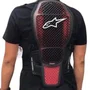 Protetor De Coluna Alpinestars Nucleon Kr 1 Cell Preto Verm