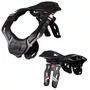 Protetor De Pescoço Cervical Leatt Brace 6.5 Carbono Preto Branco