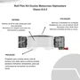 Roll Film Kit Oculos Motocross Alpinestars Vision 8-5-3
