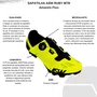 Sapatilha Ciclismo Bike Asw Ruby Mtb Amarelo Fluor