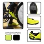 Sapatilha Ciclismo Bike Asw Ruby Road Amarela Fluor