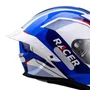 Spoiler Capacete Racer1 Rc1 Branco Octane