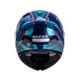 Spoiler Capacete Racer1 Rc1 Octane Azul 294
