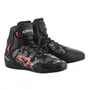 Tenis Pilotagem Moto Alpinestars Faster 3 Preto Cinza Camuflado Vermelho