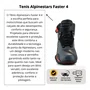 Tenis Alpinestars Faster 4 Cinza Claro Vermelho