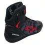 Tenis Pilotagem Moto Alpinestars Faster 3 Preto Cinza Camuflado Vermelho