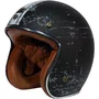 Viseira Capacete Aberto Bolha Bubble Azul Dia e Noite