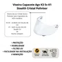Viseira Capacete Agv K3 Sv Com Oculos Solar K1 Cristal
