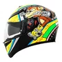 Viseira Capacete Agv K3 Sv K1 Stealth Fume Polivisor
