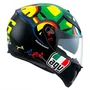 Viseira Capacete Agv K3 Sv K1 Stealth Fume Polivisor