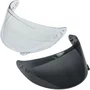 Viseira Capacete ASX V18B Segment Cristal Mais Fumê Polivisor