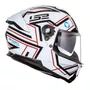 Viseira Capacete Fechado LS2 FF808 Stream 2 Cromada Original