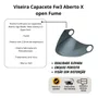 Viseira Capacete Fw3 Aberto X Open Fume