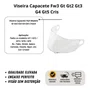 Viseira Capacete Fw3 Gt Gt2 Gt3 G4 Gt5 Cristal