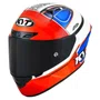 Viseira Capacete Kyt NFR Nx Race Nz Race Revo Vermelha Dia e Noite Visor 1