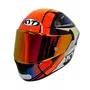 Viseira Capacete Kyt NFR Nx Race Nz Race Revo Vermelha Visor 1