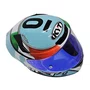 Viseira Capacete Kyt Tt Course Revo Azul Dia E Noite
