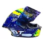 Viseira Capacete Kyt Tt Revo Azul Iridium Original