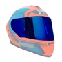 Viseira Capacete Ls2 Ff320 Ff353 Ff800 Revo Azul Iridium