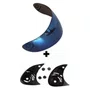 Viseira Capacete Ls2 Ff350 Azul Iridium Com Kit Reparo Viseira