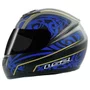 Viseira Capacete Ls2 Ff350 Azul Iridium Com Kit Reparo Viseira
