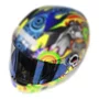 Viseira Capacete Ls2 Ff358 Azul Iridium Light Dia Noite