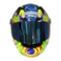 Viseira Capacete Ls2 Ff358 Azul Iridium Light Dia Noite